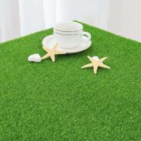 1 unidad de 15/30/50cm, césped artificial, simulación, alfombra de césped verde falso, decoración del suelo del hogar PAISE DIY - details 1