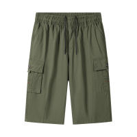 Pantalones Cortos Deportivos para Hombres CHAIFENKO Algodón Ligero y Versátil con Múltiples Bolsillos Moda de Verano Casual - details 5