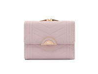 Nueva cartera corta para mujer estilo coreano y japonés Nicheinsminimalista hebilla plegable Simple monedero para estudiante - details 14
