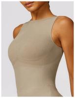 Mono de Yoga con Espalda Hermosa y Hueca Traje Deportivo de Fitness para Mujer Material Exterior de Nylon T-Shirt - details 22