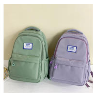 Mochila sencilla para chica adolescente, morral ligero de viaje para ir a la escuela - details 12