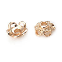 Tapas de Abalorios de Brasso Dorado 18K de Alta Calidad Accesorios de Joyería DIY para Collares y Pendientes - details 13