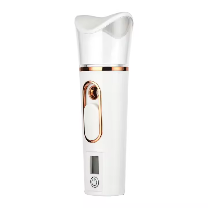 Pulverizador de niebla de mano, Nano instrumento de belleza, Mini humidificador hidratante, cuidado de la piel, pantalla LED, va - 1