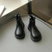 Botas cortas antideslizantes para niñas, zapatos de cuero informales versátiles, suaves, estilo coreano, británicos, Otoño, 2024 - details 3