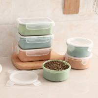 Fiambrera con tapas herméticas, 1 piezas, contenedor de almacenamiento de alimentos, fiambrera segura para microondas, sin BPA, a prueba de fugas - details 2