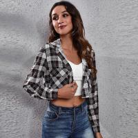 Camisa de Verano Azul a Cuadros Top Elegante para Mujer Moda Joven Novedad 2024 - details 16