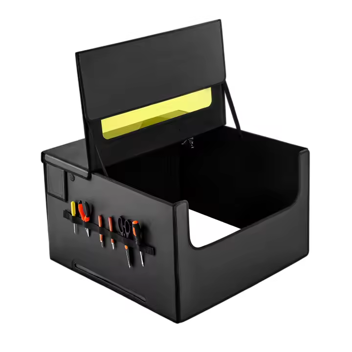 SucceBuy Caja para grabador láser, 31,5 x 31,5 x 19,6", ignífuga y protectora, lámina de nido de abeja de plástico PU, tela Oxford 600D y placa de PC - 1