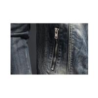 Chaquetas de mezclilla para hombre, ropa de calle Retro, abrigos rompevientos de vaquero, ropa de otoño e invierno - details 11