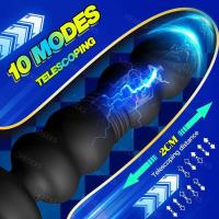 Empaque privado SEX Vibrador de próstata con control remoto enchufable Juguete íntimo para hombres - details 1
