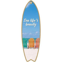 Cartel colgante de madera para tabla de surf, cartel de pared para playa, decoración del hogar, cafetería y Bar, temática de verano al aire libre - details 20
