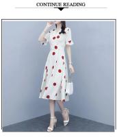 Vestido Midi de Cómodo Talla Grande Estilo Coreano para Mujeres Nueva Llegada Primavera-Verano - details 10