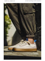 Zapatos casuales de moda 2025, zapatos bajos transpirables de suela blanda, zapatillas cómodas para hombres, zapatos individuales de nicho para hombres, zapatos de lona para hombres. - details 4