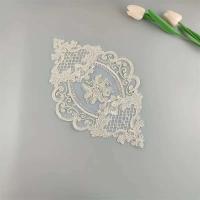 Servilletas bordadas Ence, cojines para vasos de papel, decoración del hogar para fiestas, bodas, accesorios para fotografías, aislamiento, manteles individuales, protección contra quemaduras, - details 1