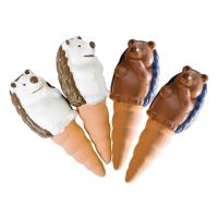 Pinchos de autorriego con forma de erizo, globos de riego de plantas para interior y exterior, terracota, 4 paquetes - details 0