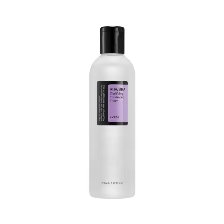 Tónico de tratamiento COSRX AHA/BHA, spray exfoliante facial para puntos blancos, poros y piel desigual, 9.46 fl.oz/ 280 ml, no probado - 1