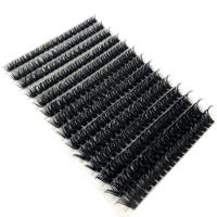 Pestañas Postizas Segregadas Tejidas DIY 40D 60D 80D Y 100D Gruesas Y Rápidas Extensión De Pestañas Material De Algodón Plástico - details 26