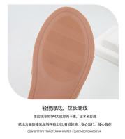 Sandalias de moda de verano 2025, chanclas de playa de una tira, zapatos planos de viaje para mujer - details 6