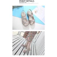 Nuevas Sandalias de Cuero para Mujer Verano 2025 Moda de Piso Plano - details 6
