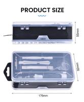 Set de Destornillador Preciso Kit de Herramientas de Reparación Magnética Multifuncional para Computadora, Laptop, Teléfono, MacBook Mejoras del Hogar y Herramientas - details 13