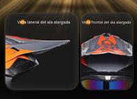 Casco hombre mujer MX Carreras de Locomotora General trail moto - details 5
