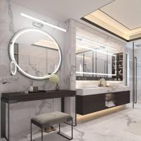 Lámpara LED de 32W Lámpara de espejo Aplique Blanco Frio 6000K Luz natural para Espejo Muebles de Maquillaje Aparato Montado en la Pared, Negro, 120CM - details 65