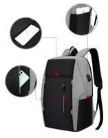 Mochila escolar de gran capacidad para hombre y mujer, bolsa de ordenador de negocios, carga USB, bolsa de ordenador - details 2