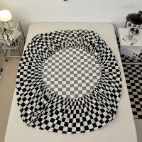 Sábana bajera de algodón con bandas elásticas, Funda de colchón antideslizante ajustable para cama doble King, 140x200, 160x200, 200x200cm - details 7
