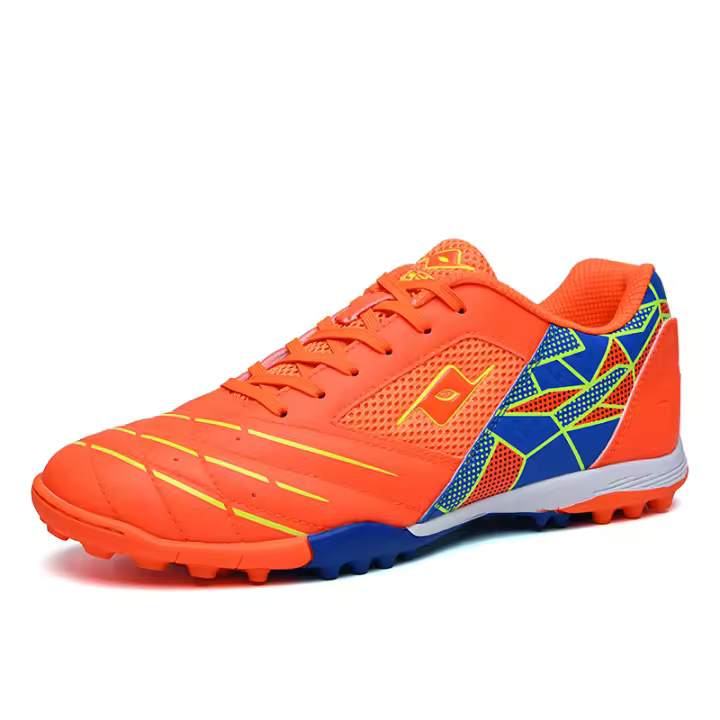 Zapatos de fútbol uñas rotas para hombres zapatos de entrenamiento para jóvenes césped artificial uñas largas fondo plano - 1