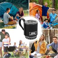 Horno Brs61 para mochila de camping, estufa de cocina de propano integrado, estufa de recolección de calor - details 5