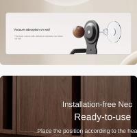 Gancho trasero para puerta con soporte de carga fuerte, ventosa creativa para ahorrar espacio, gancho para baño, montaje en pared sin perforación - details 12