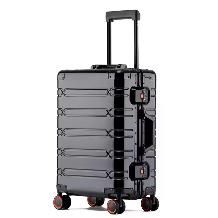 Maleta de viaje 100% de aluminio de alta calidad, equipaje rodante, equipaje con ruedas de viaje de 24/29 pulgadas, Maleta de cabina de mano de 20 pulgadas - 1