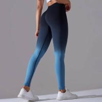 Yoga degradado para mujer, leggings de gimnasio de cintura alta, pantalones deportivos sin costuras, pantalones de entrenamiento para correr - details 56