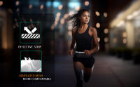 reflective running belt fast and free running belt