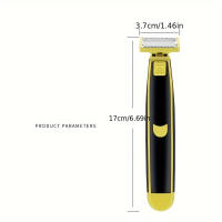 Afeitadora eléctrica recargable para hombres, maquinilla de afeitar para Barba, recortadora corporal, máquina de limpieza para el cuidado facial del cabello, regalos de vacaciones - details 11