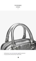 Mochila de Lujo Leten Patrón Paisley Lining de Cuero Característica Versátil - details 9