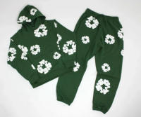 Conjunto Deportivo Hip Hop para Hombres y Mujeres Sudadera con Capucha y Pantalones Largos - details 4
