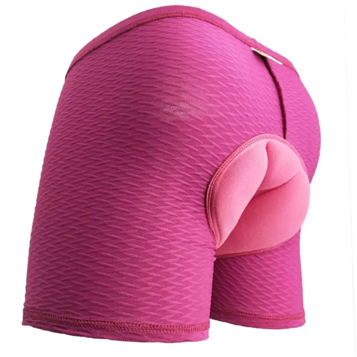 Pantalones cortos de ciclismo con relleno 3D para mujer, ropa interior ligera y transpirable con malla, cómodos, para bicicleta de carretera - 1