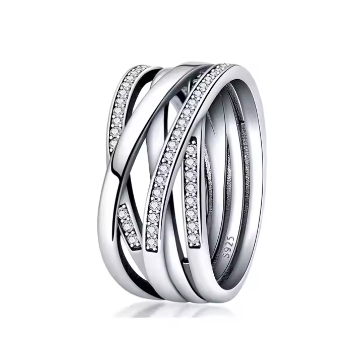Anillo de Plata de Ley 925 para mujer, joyería de boda, regalos - 1