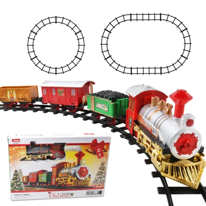 Mini tren eléctrico de Navidad, juguete creativo, Gran accesorio para niños y decoración navideña - 1