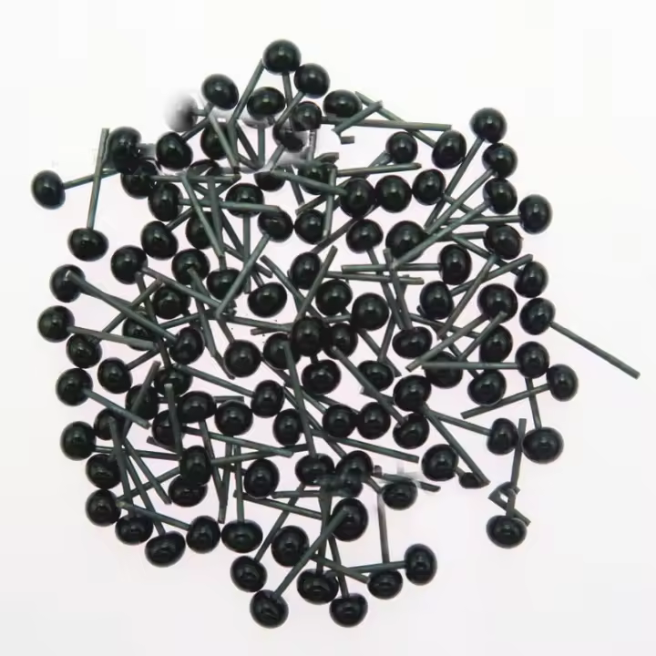Lana de 150 Pares para Tejer Adecuada para Felting en Húmedo y con Agujas Ideal para Muñecas Teddy Usamos para Accesorios de Ojos Material de Plástico Ordenado por Tamaño - 1