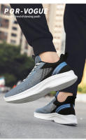 Zapatillas deportivas transpirables para hombre, calzado deportivo ligero para exteriores, zapatos de entrenamiento con absorción de golpes, a la moda - details 17