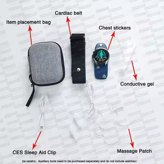Reloj inteligente de grado médico 2025 para hombres, tratamiento láser, tres ECG altos + PPG, glucosa en sangre, temperatura corporal, llamada BT, relojes inteligentes de salud - 1