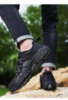 Zapatos de senderismo de marca para hombre, calzado de escalada de montaña transpirable, calzado de entrenamiento cómodo para exteriores, zapatillas deportivas antideslizantes para senderismo - details 21