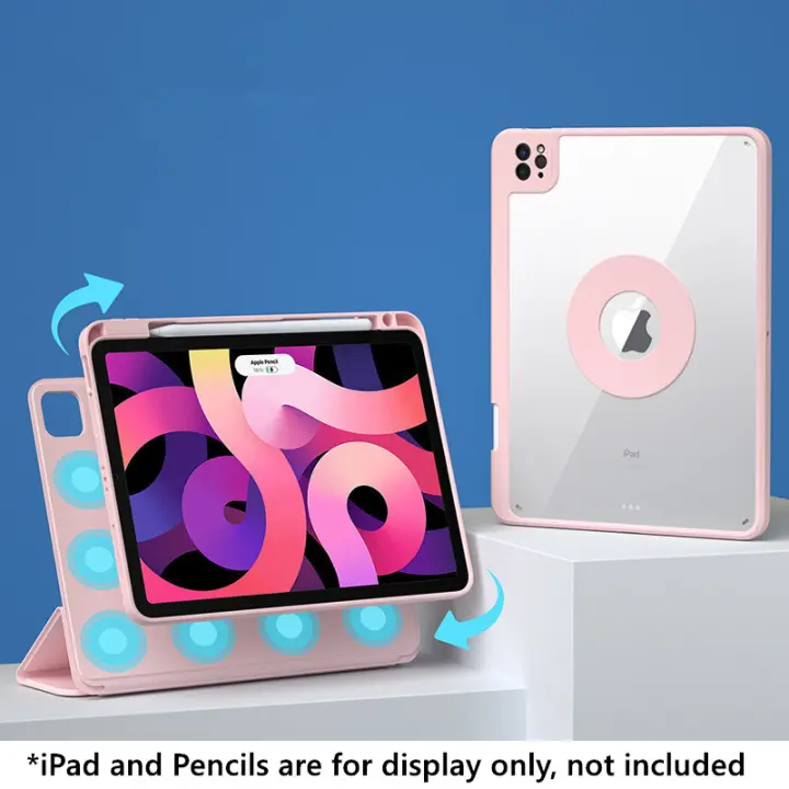 Funda magnética desmontable giratoria para iPad Air 6, 11 ", 2024, 720 °, cubierta trasera plegable, soporte para Air M2 11 2024 A2902 A2903 - 1