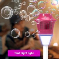 Máquina automática de burbujas Vertical de 47 pulgadas con luces, máquina de burbujas alimentada por batería, juguetes para fiestas al aire libre, regalos para niños - details 4