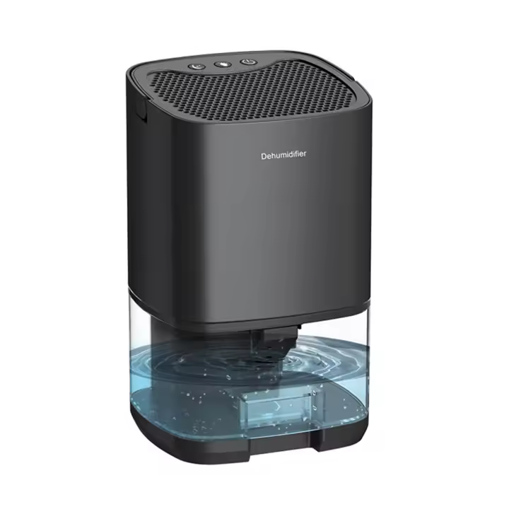 Deshumidificador y purificador de aire 2 en 1, Deshumidificador silencioso que absorbe la humedad, Deshumidificador eléctrico - 1