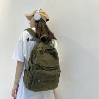 Mochila Mujer Lona, Estilo Retro, Gran Capacidad, Estudiante, Moda Coreana - details 22