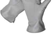 Guantes de piel de oveja para mujer, manoplas cortas de terciopelo fino para pantalla táctil, de cuero, de buena calidad, para invierno, 2226 - details 129