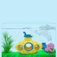 Decoración de Acuario de Resina de Submarino Adorno de Piscina de Peces con Refugio de Camarón - details 1