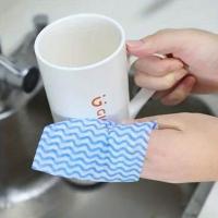 Toallitas de limpieza desechables para cocina y baño, paño de limpieza práctico y efectivo para platos y superficies, 50 unidades por rollo - details 7